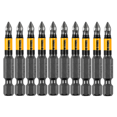 Бита PH1х50, сталь S2, цилиндр., 10 шт. Е 6,3 Denzel