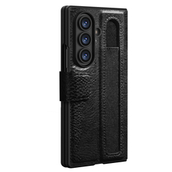 Кожаный чехол от Nillkin для Samsung Galaxy Fold 7, серия Aoge Leather Case с эластичным карманом для хранения S-pen