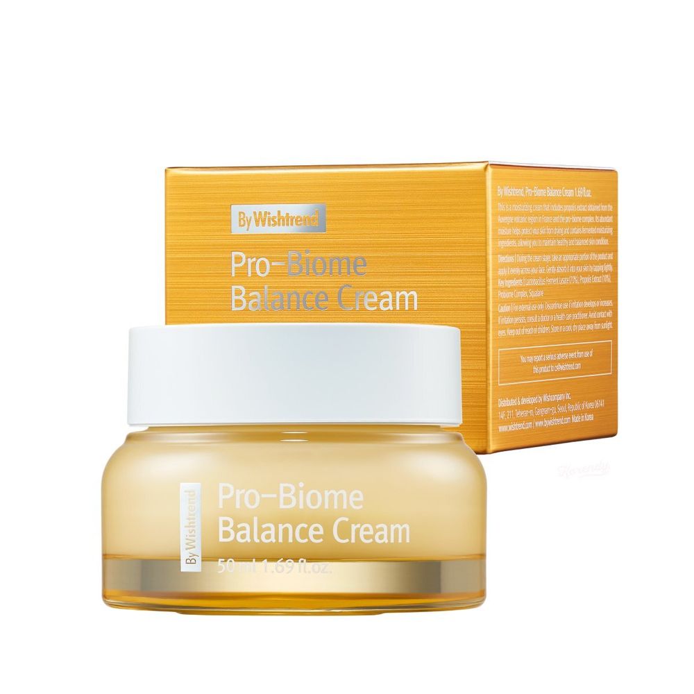 Увлажняющий крем с прополисом и пробиотиками By Wishtrend Pro-Biome Balance Cream 50мл