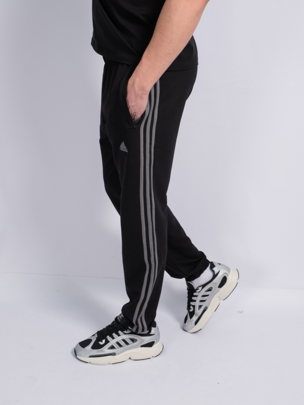 Спорт.штаны Adidas #1181 (чёрн.)