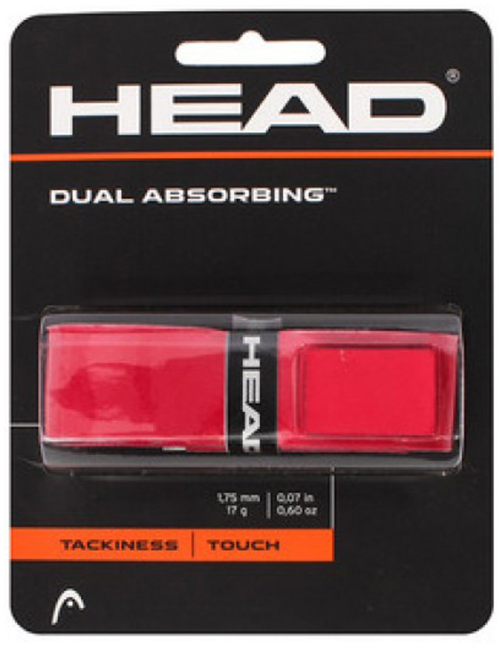 Базовые теннисные обмотки Head Dual Absorbing 1P