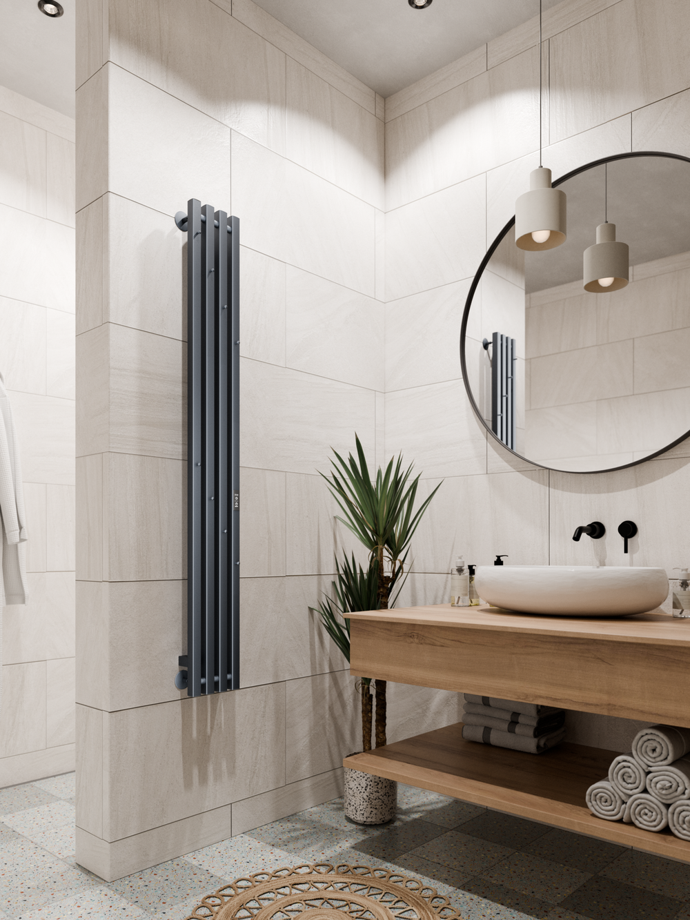 Полотенцесушитель Марко 4 Про 150x18 графит
