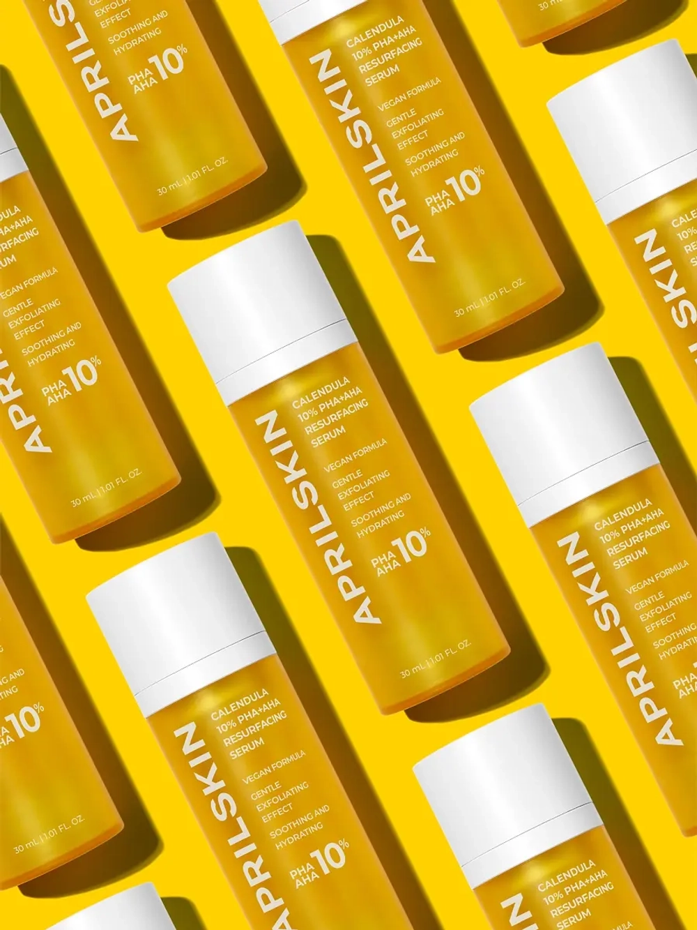 APRILSKIN Сыворотка с календулой и кислотами для очищения и сужения пор Calendula 10% PHA + AHA Resurfacing Serum 30 мл