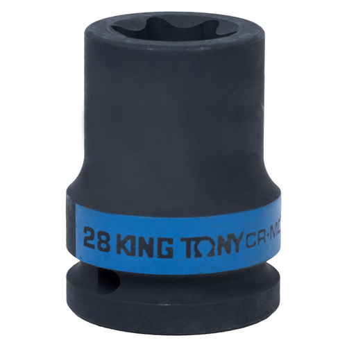 KING TONY (657528M) Головка торцевая ударная TORX Е-стандарт 3/4", E28