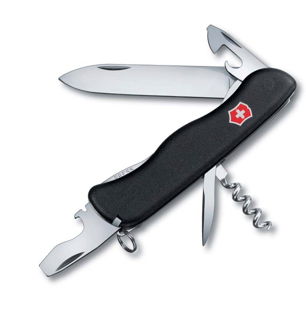 Нож Victorinox Picknicker, 111 мм, 11 функций, черный