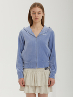 Женская Толстовка Velour Ear Zipup Crop