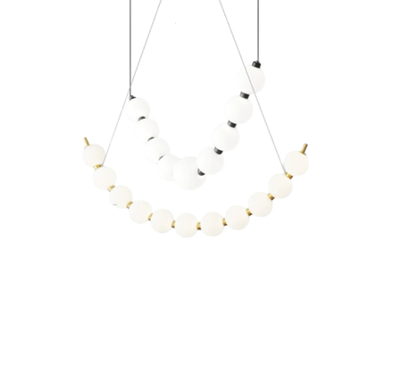 Chandelier  horizontal Collier de perles by Necklaces