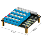 Винтовая клеммная колодка платы расширения GPIO