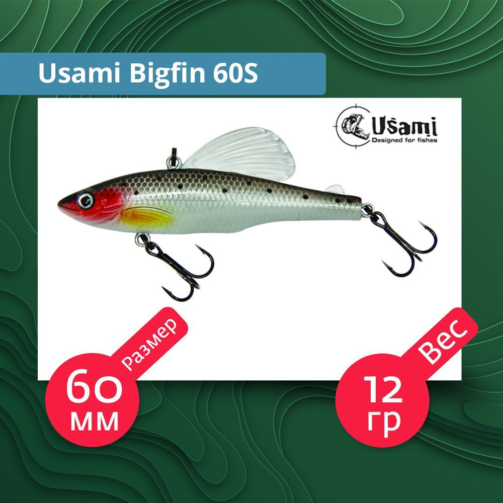 Воблер для рыбалки Usami Bigfin