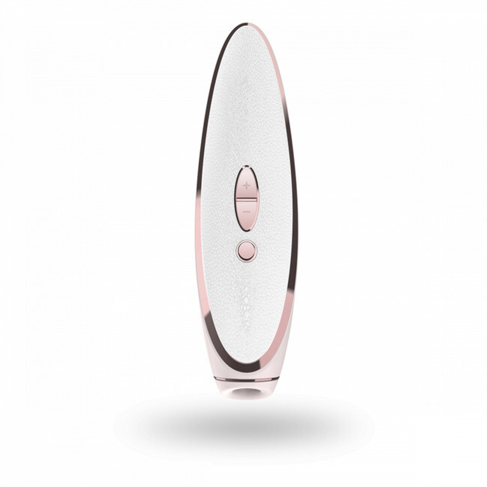 Вакуум-волновой бесконтактный стимулятор клитора Satisfyer Luxury Haute Couture, белый (11 режимов) (Цвет: белый, розовый)