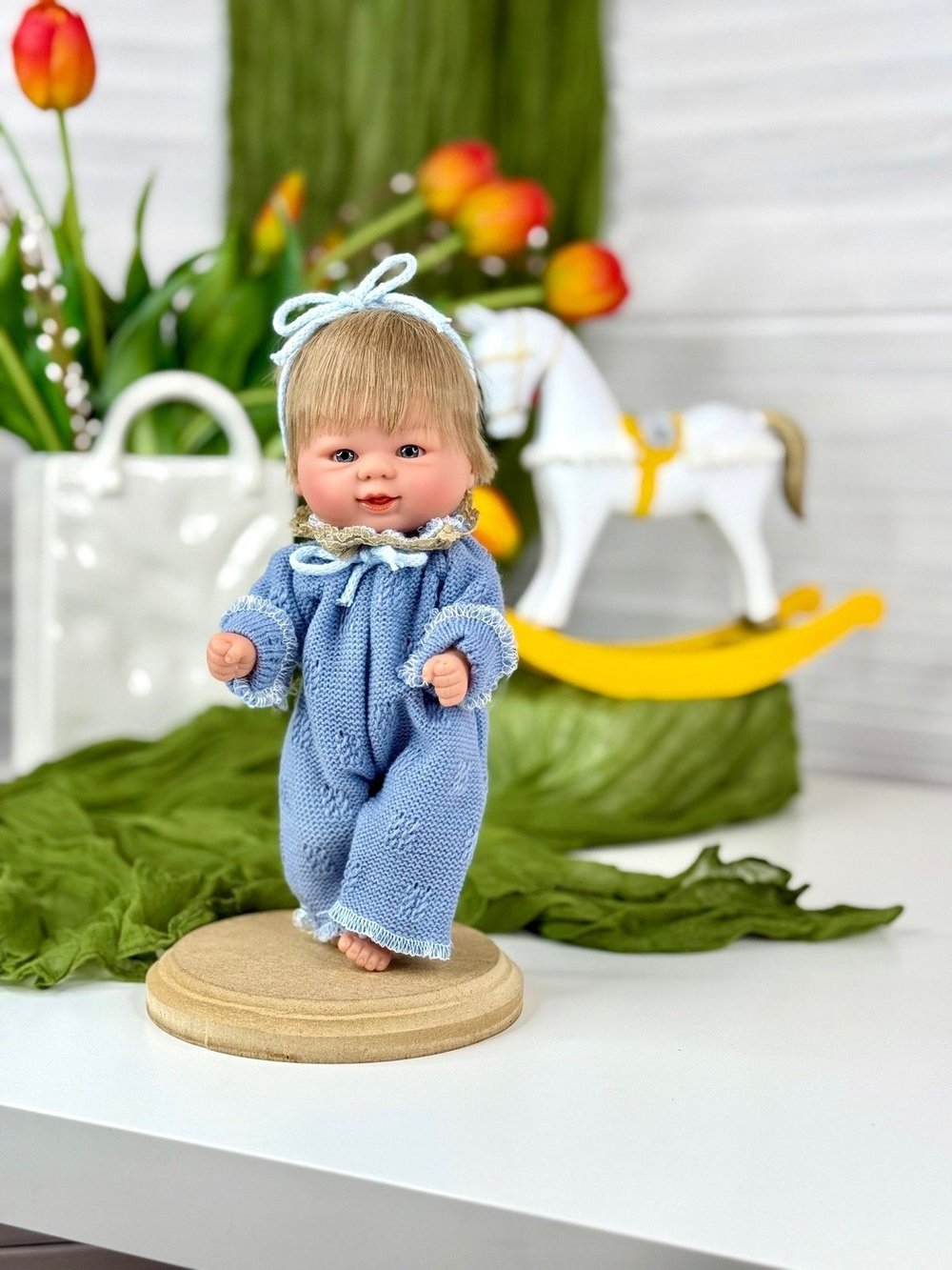 Кукла пупс для девочки виниловый 21см Бебетин (012787A)