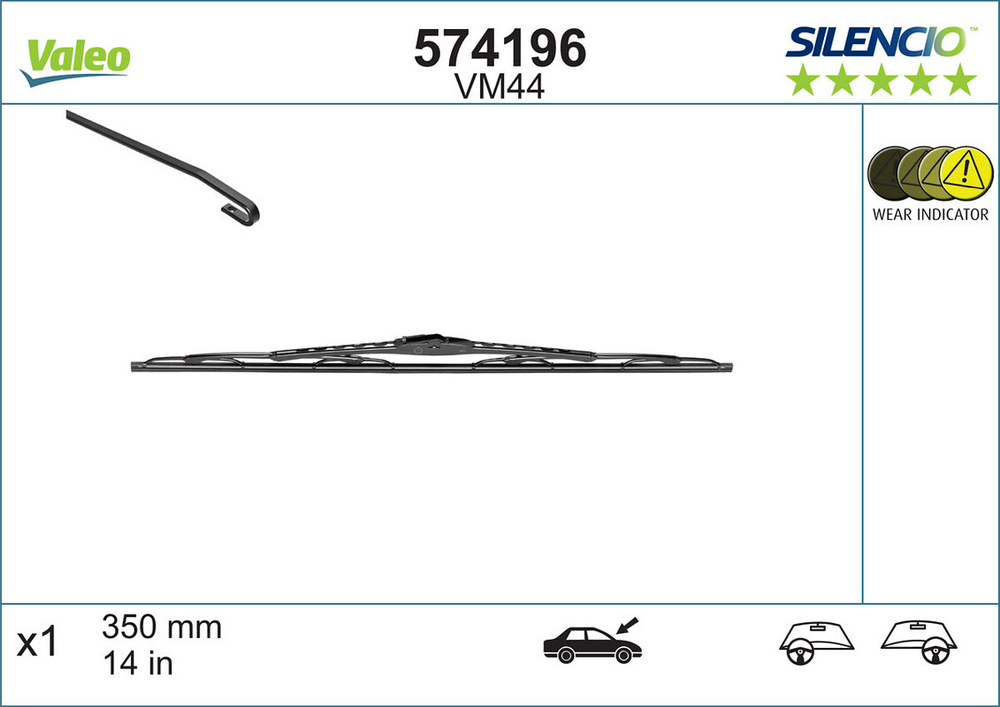 VALEO - 574196-VAL - Wiper Blade