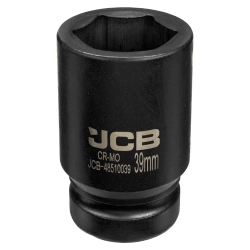 Головка ударная глубокая 1''6гр 39мм JCB JCB-48510039