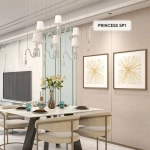 Светильник подвесной Crystal Lux PRINCESS SP1 2760/201
