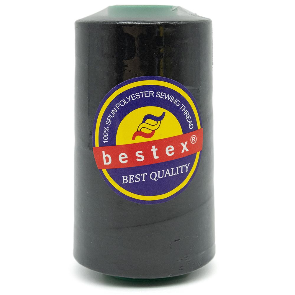 Нитки универсальные Bestex 40/2, 4570 м (5000 ярд) / 1 кат., 200 черный