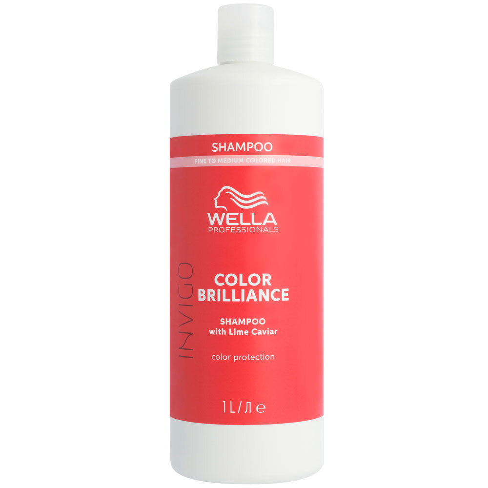 Wella Invigo Color Brilliance Шампунь для защиты цвета окрашенных нормальных и тонких волос 1000 мл