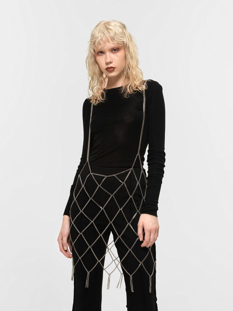 ЮБКА "FISHNET WITH STRAPS"