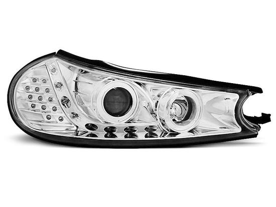 Передние фары Ford Mondeo 2 daylight chrome