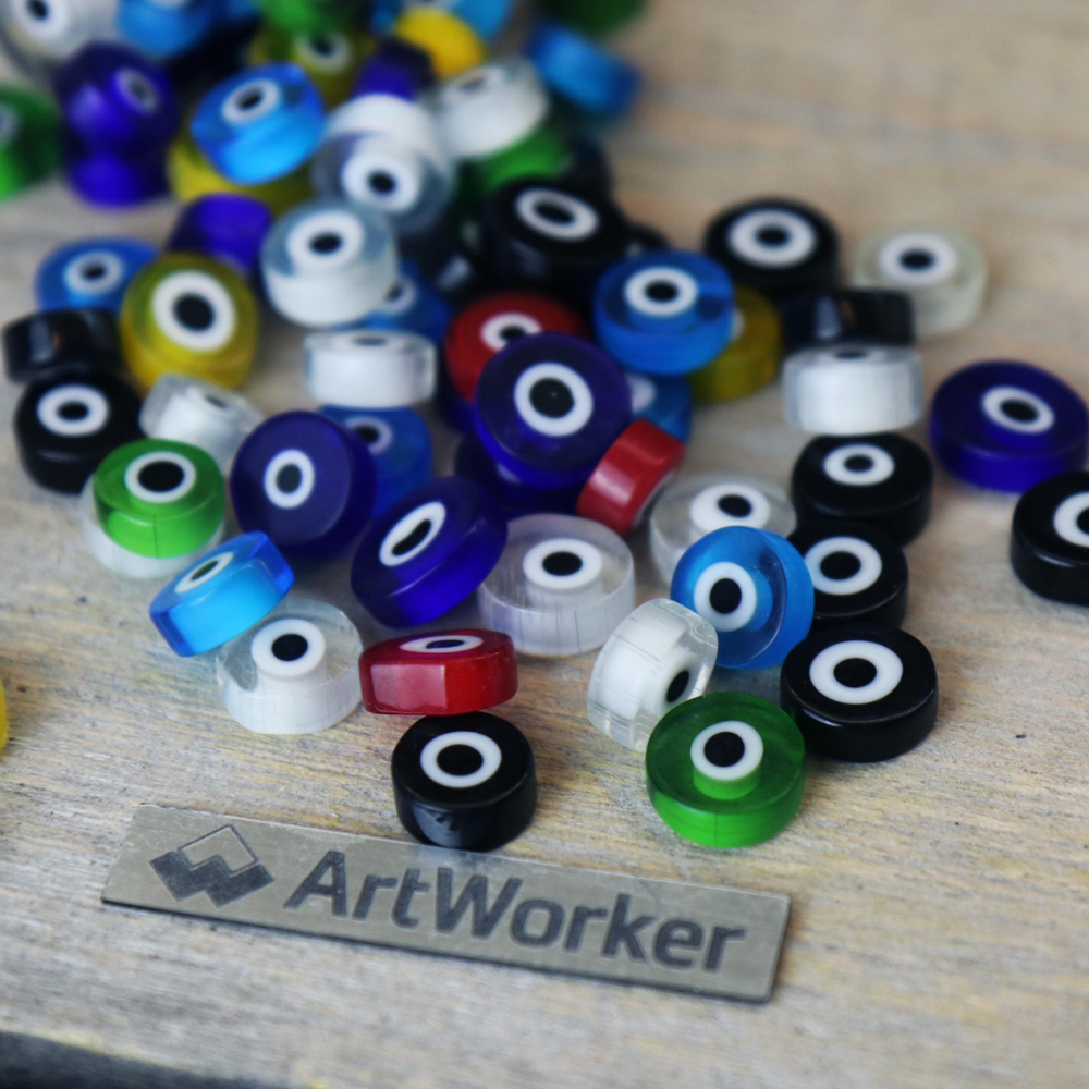 Крупный план цветной мозаики Миллефиори | ArtWorker