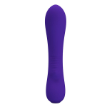 Фиолетовый изогнутый вибратор 19см Pretty Love Matt BI-014667-3