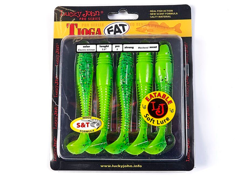 Виброхвост Lucky John Tioga Fat 140146 3.9" (100 мм)