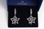 Серьги Swarovski с подвесами в виде звезд