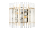 Настенный светильник Crystal Lux AURELIO AP2 GOLD+CHROME/TRANSPARENT