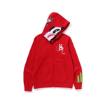 A Bathing Ape Panda Full Zip Худи Ladies красный