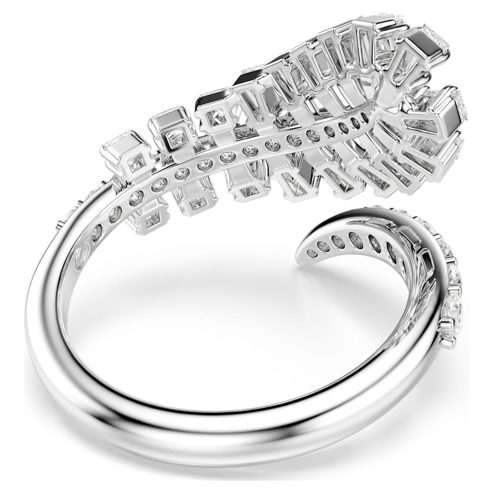 VIENNA:RING FEATHER WHI/RHS 55