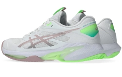 Женские теннисные кроссовки Asics Solution Speed FF 4 Clay - white/morganite