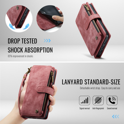 Многофункциональный чехол-кошелек CaseMe 3 in 1 Matte Wallet для iPhone 17