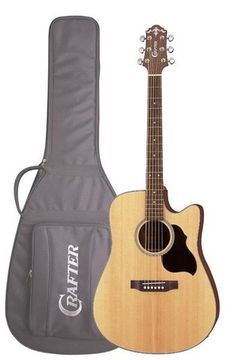 Гитара электроакустическая CRAFTER LITE-DE SP N Чехол