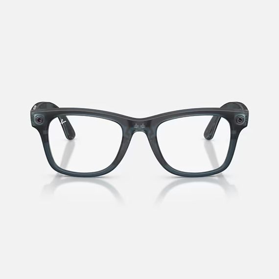 Умные очки Ray-Ban Meta Gen 3 Wayfarer Matte Transparent Ocean Blue / Clear/Grey Transitions