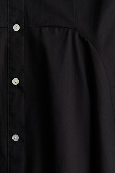 Хлопковое платье на пуговицах - H&M