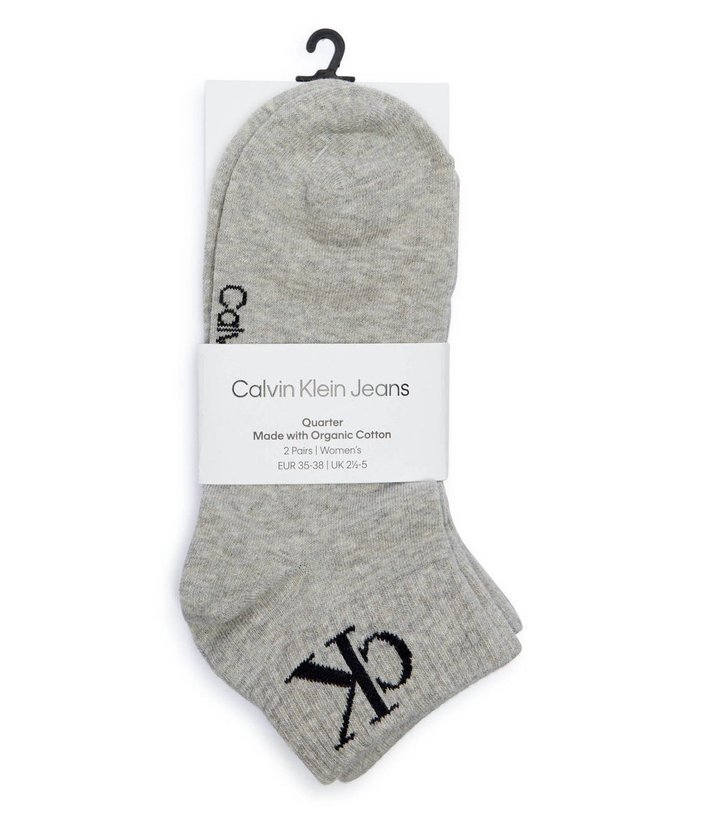 Носки 2 пары Calvin Klein Jeans - серый(701228813)