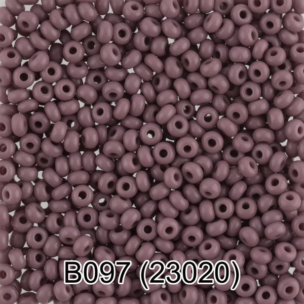 Бисер Gamma 10/0 (2.3 мм), 50 г, B097 лиловый, 23020, круглый 2