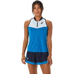 Женская теннисная майка ASICS Match Tank Top Women - Blue, Dark Blue