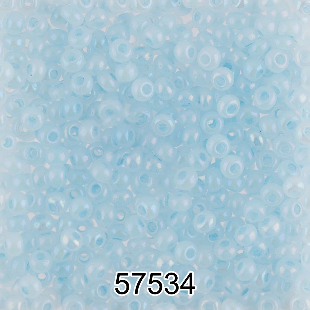 Бисер Preciosa 10/0 (2.3 мм), 500 г, 57534 (Ф070) голубой/меланж Бисер Preciosa 10/0 (2.3 мм), 500 г, 57534 (Ф070) голубой/меланж