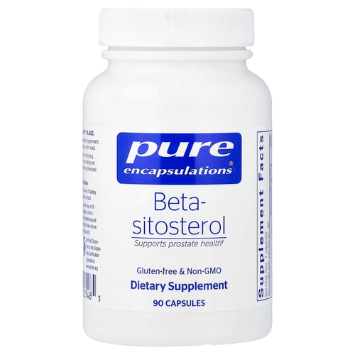 Pure Encapsulations, бета-ситостерол, 90 капсул (60 мг в 1 капсуле)