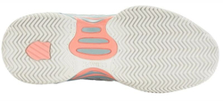 детские Кроссовки теннисные K-Swiss Hypercourt Express 2 HB - blanc de blanc/nile blue/desert flower