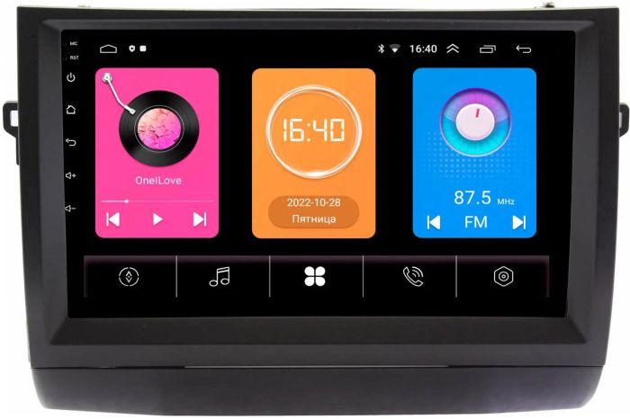 Магнитола для Toyota Prius 20 2003-2011 (вниз) - GT9-295 на Android 10