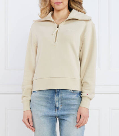 Худи 1985 REG MINI CORP LOGO 1/2ZIP Tommy Hilfiger - бежевый(WW0WW37795)