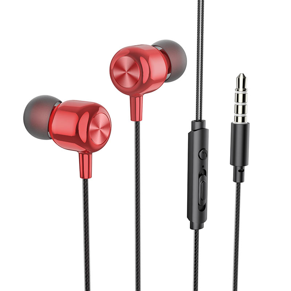 Проводные наушники M60 Perfect sound universal earphones with mic - white