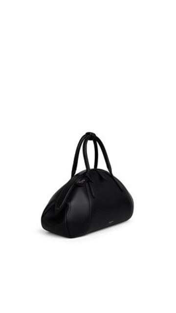 ALAÏA СУМКА С ВЕРХНЕЙ РУЧКОЙ ИЗ ТЕЛЯЧЬЕЙ КОЖИ, ЧЕРНЫЙ
