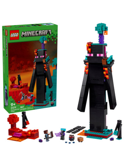 Конструктор Лего Майнкрафт Башня Эндермена | LEGO Minecraft Enderman Tower 21279 - 868 деталей (10+)