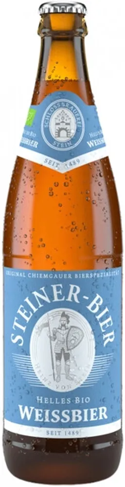 Пиво Штайнер Хеллес Био Вайссбир / Steiner Helles Bio Weissbier 0.5 - стекло