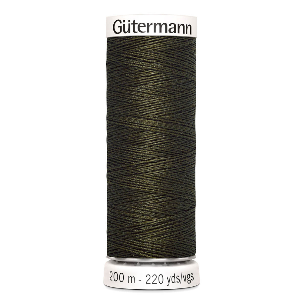 01 Нить Sew-All 100/200 м для всех материалов, 100% полиэстер Gutermann 748277 (531 т.т.хаки)