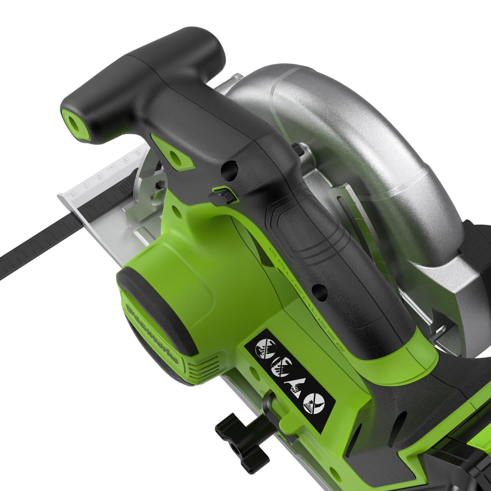 Дисковая пила Greenworks GD24CS165, 24V,б/щет,1х4Ач, ЗУ, 1501607CUB