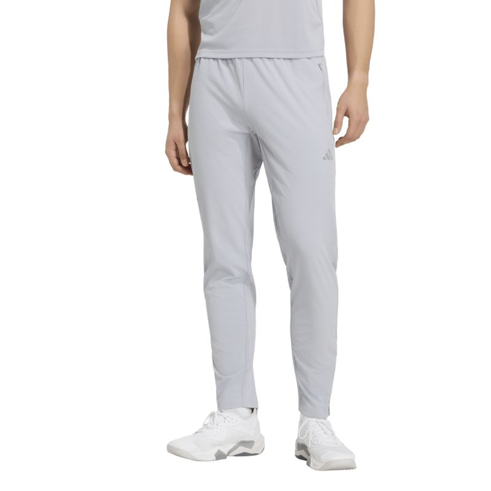 Мужские теннисные брюки Adidas Tech Apparel Training - halo silver
