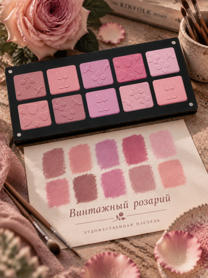 " Винтажный розарий " приглушенные оттенки розового